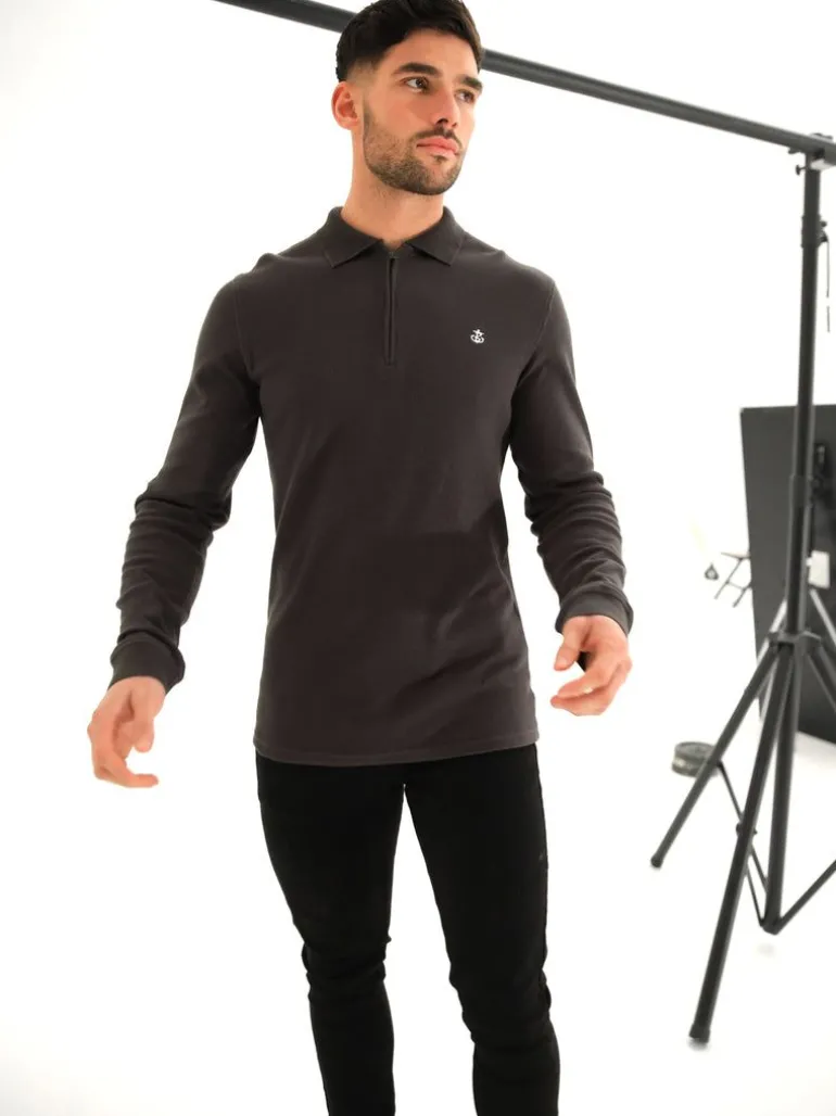 Blakely Clothing Aspen Long Sleeve Polo Cheap