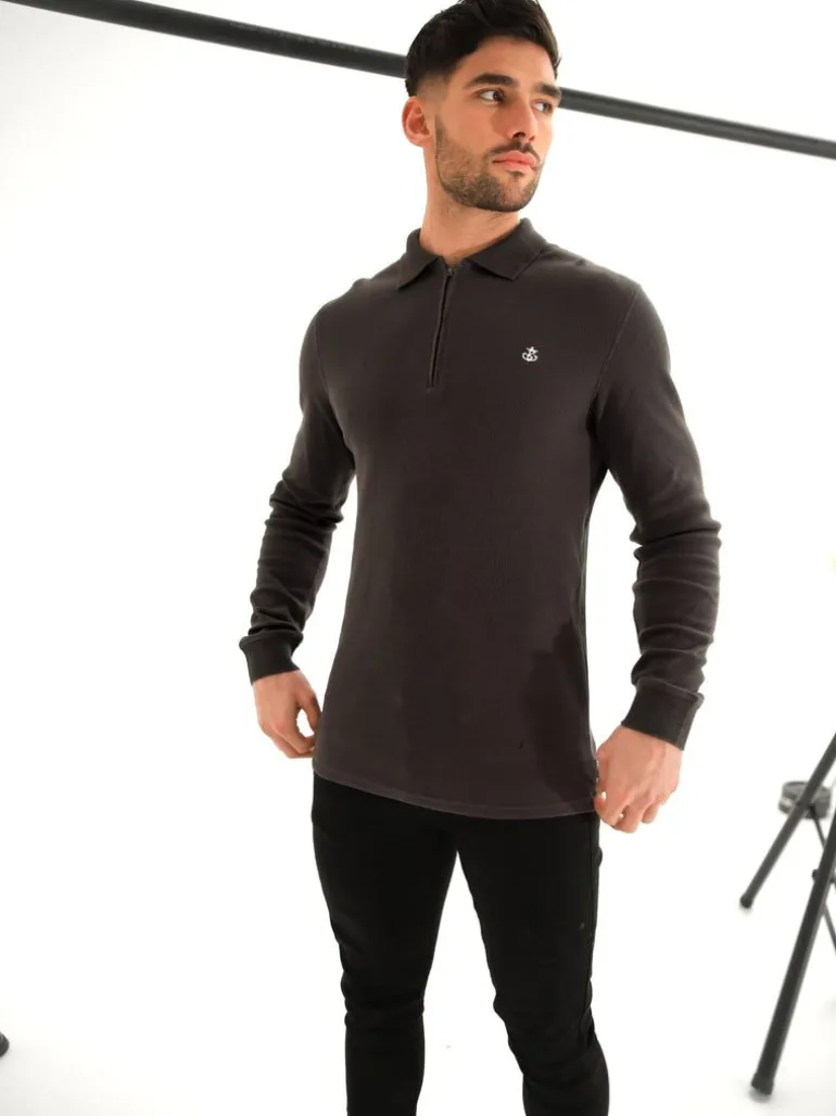 Blakely Clothing Aspen Long Sleeve Polo Cheap