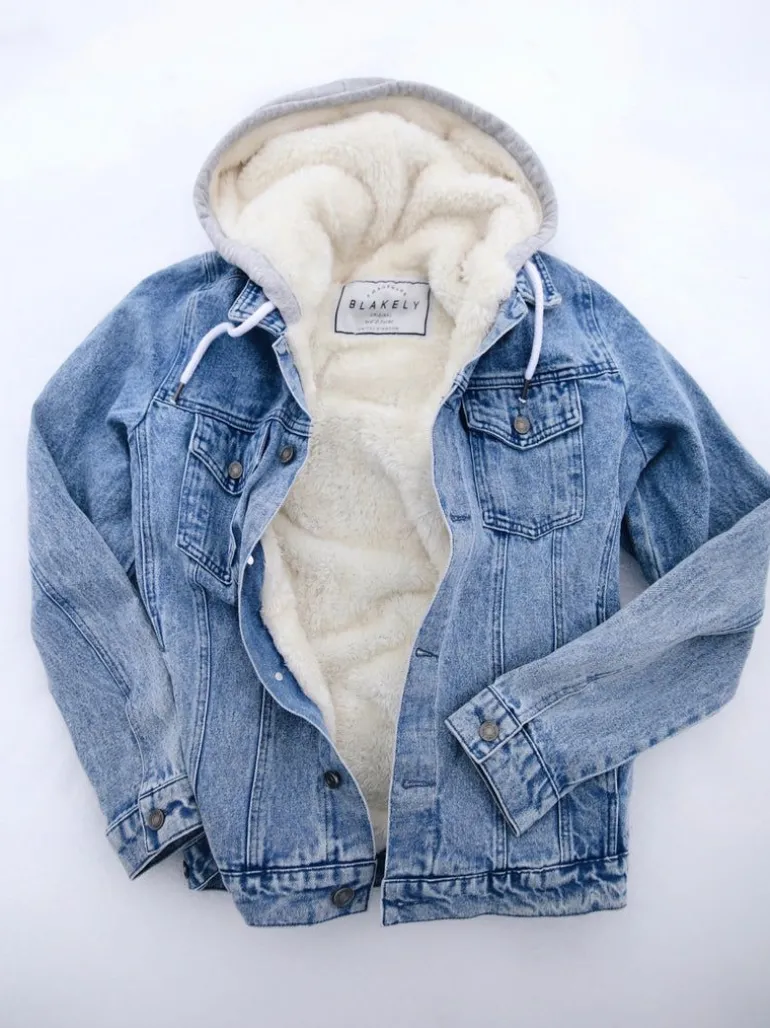 Blakely Clothing Camden Hooded Denim Jacket Outlet