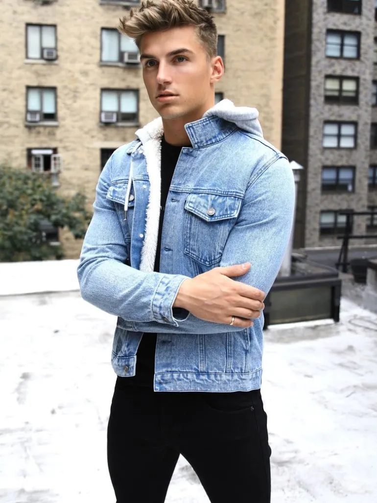 Blakely Clothing Camden Hooded Denim Jacket Outlet