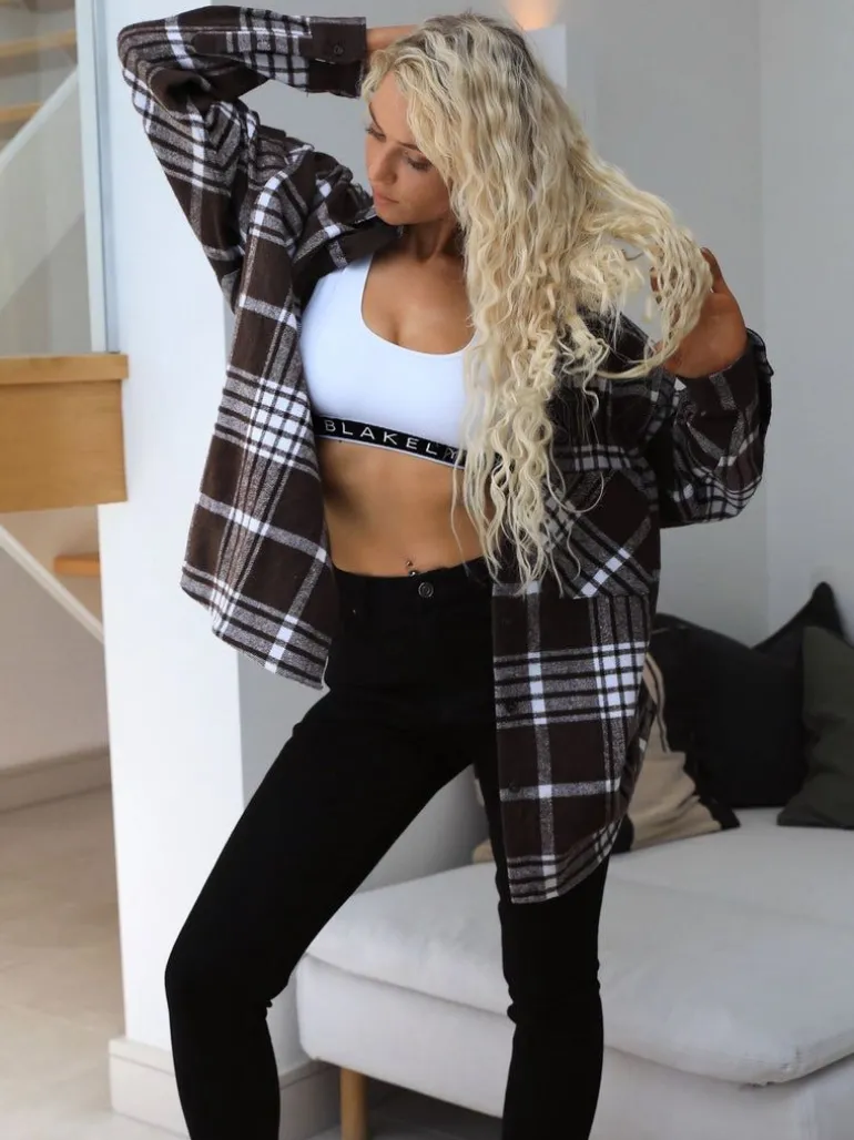 Blakely Clothing Dayton Oversized Check Shirt Best