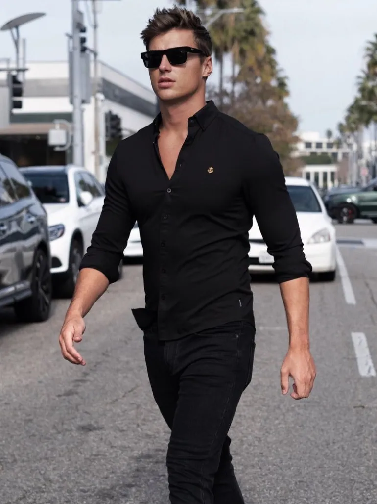 Blakely Clothing Farringdon Fitted Stretch Shirt New