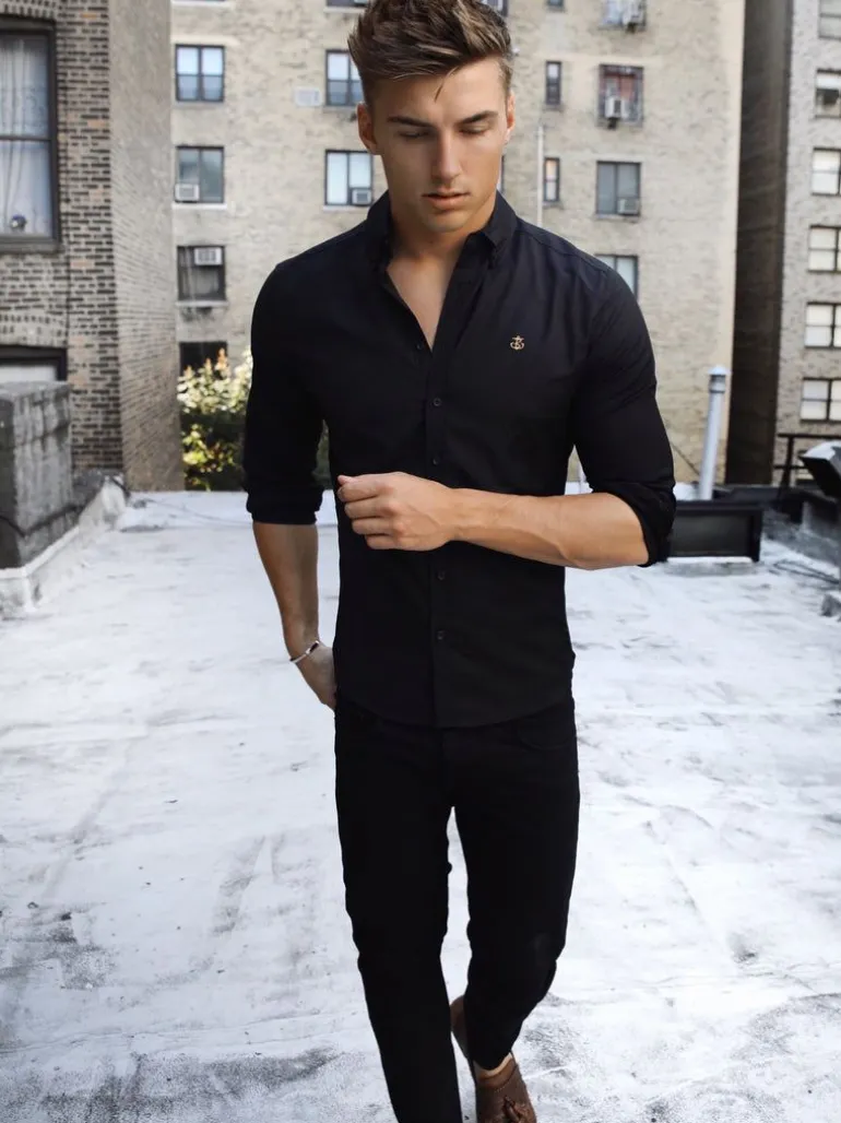 Blakely Clothing Farringdon Fitted Stretch Shirt New