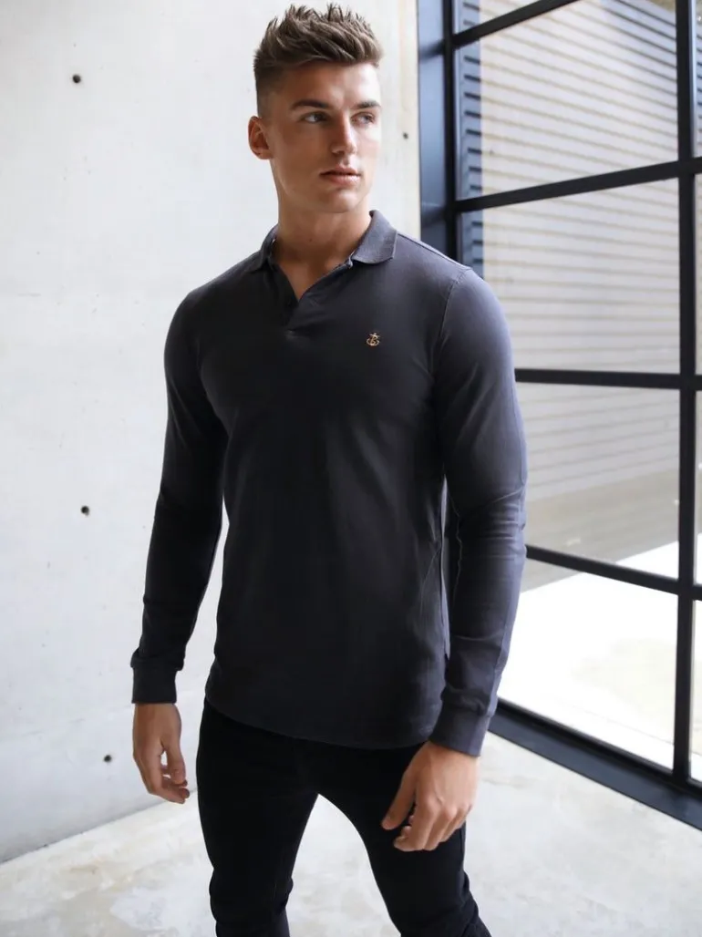 Blakely Clothing Harrow Long-Sleeve Polo Cheap