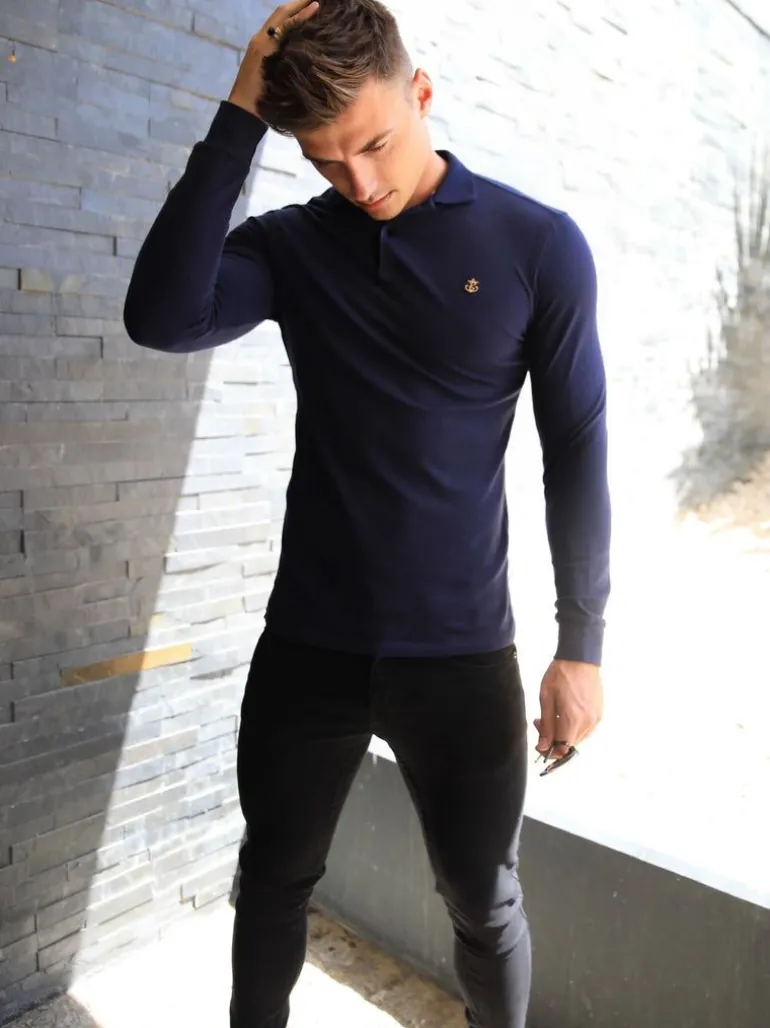 Blakely Clothing Harrow Long-Sleeve Polo Online