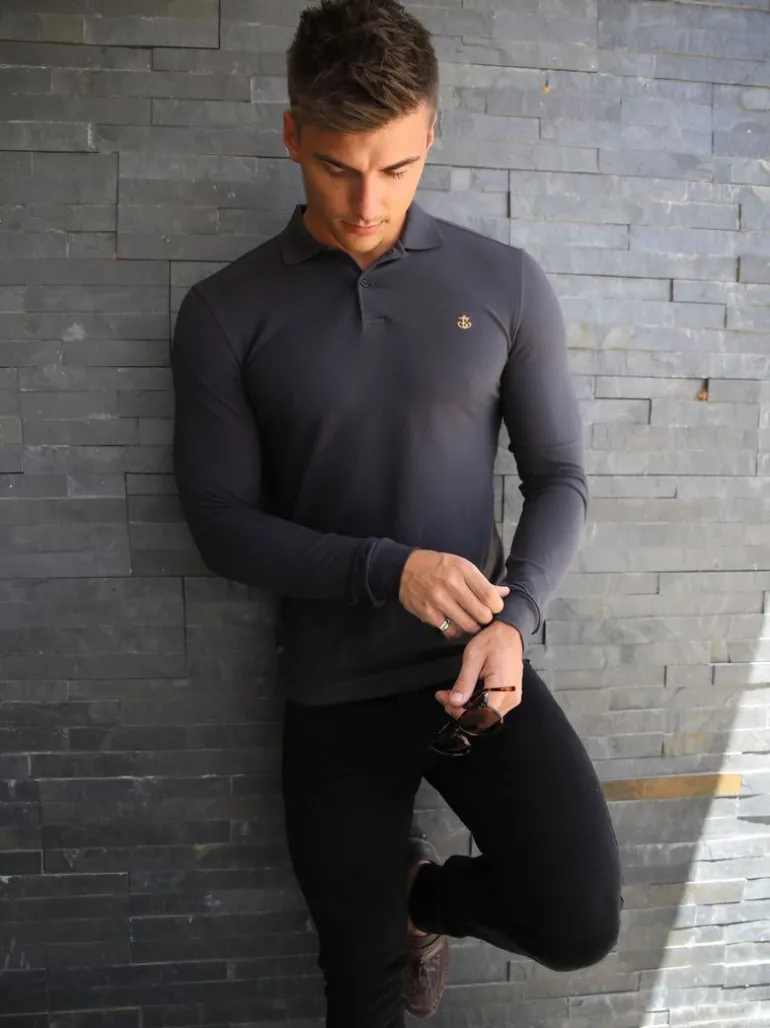 Blakely Clothing Harrow Long-Sleeve Polo Cheap