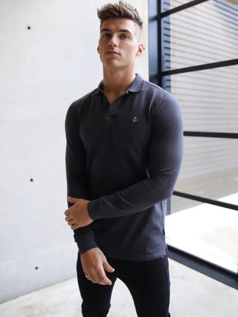 Blakely Clothing Harrow Long-Sleeve Polo Cheap