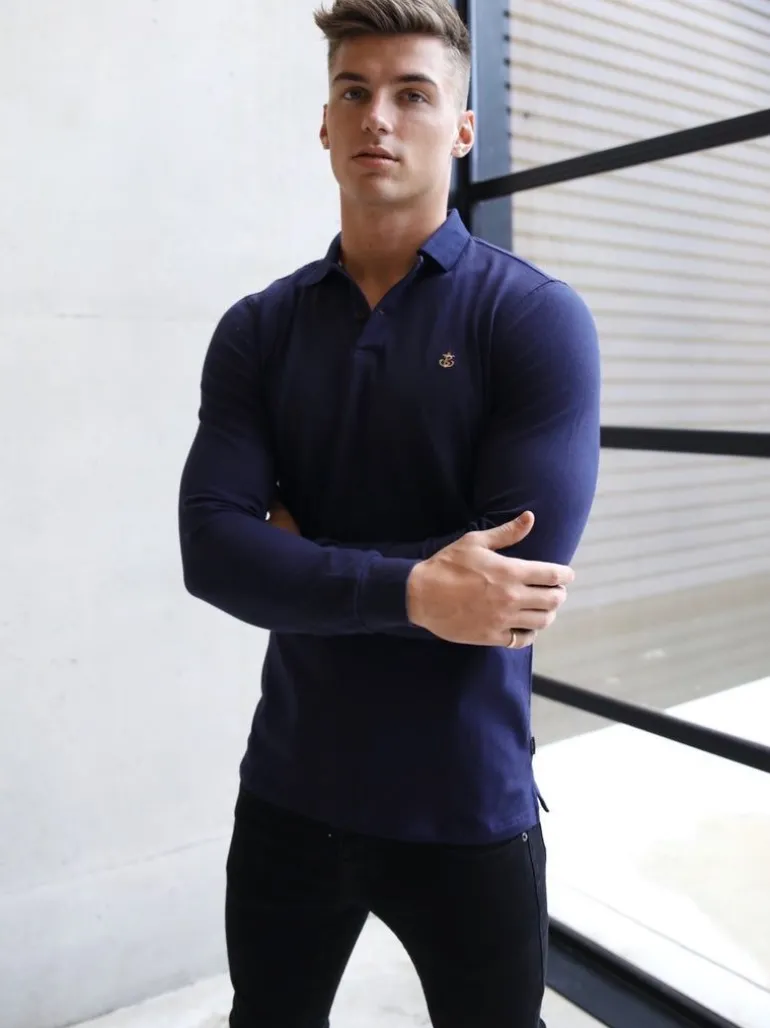 Blakely Clothing Harrow Long-Sleeve Polo Online
