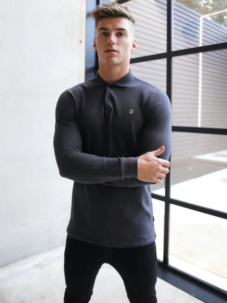 Blakely Clothing Harrow Long-Sleeve Polo Cheap