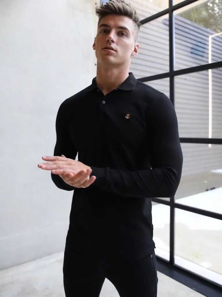 Blakely Clothing Harrow Long-Sleeve Polo New