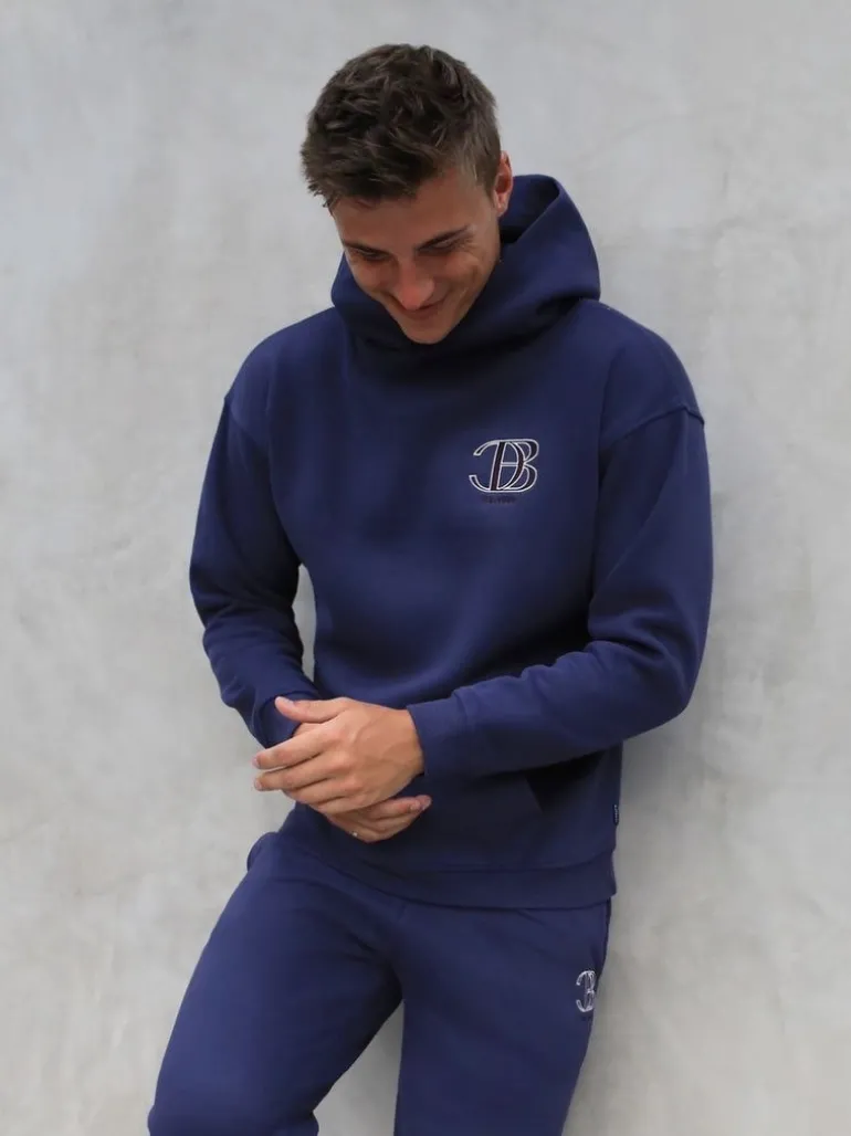 Blakely Clothing Initial Relaxed Hoodie Flash Sale