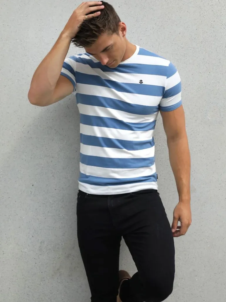 Blakely Clothing Loano Stripe T-Shirt New