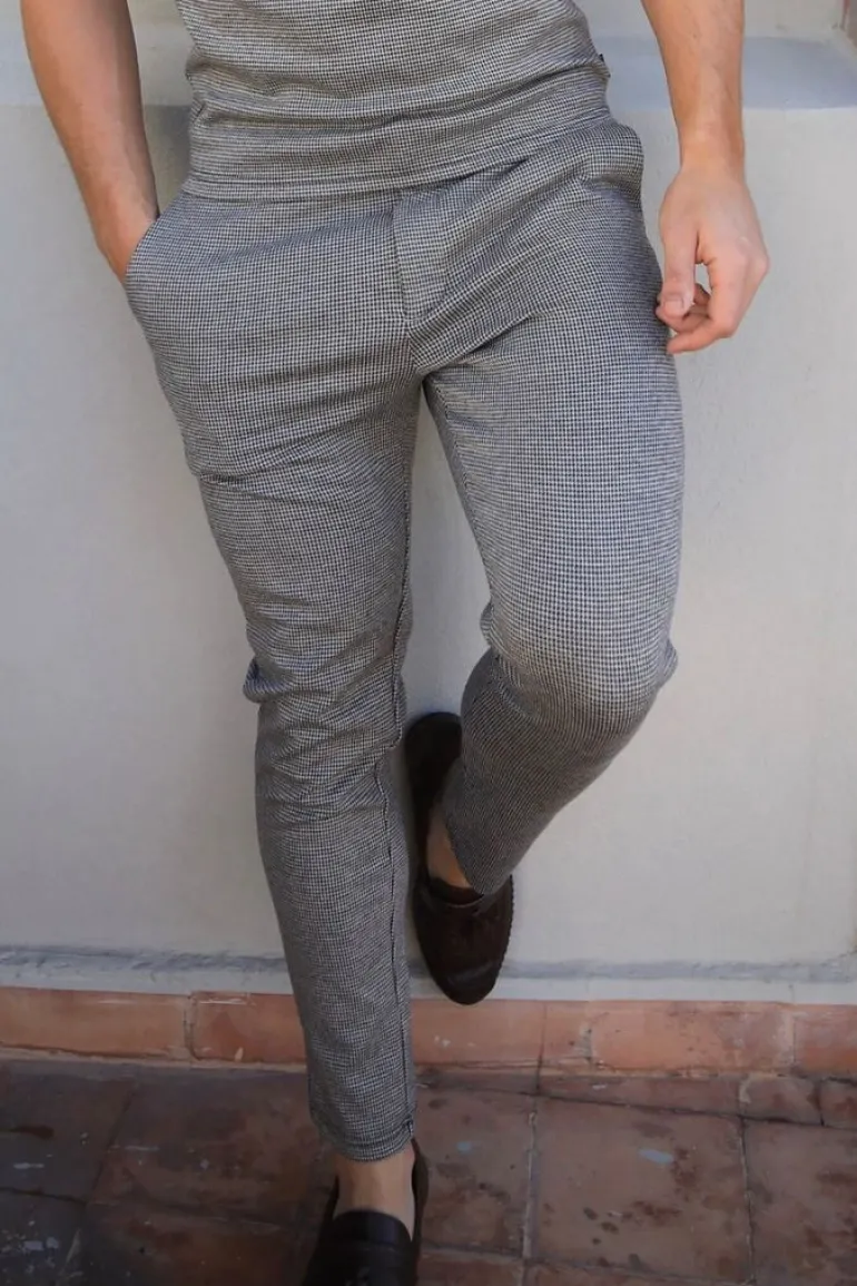Blakely Clothing Midar Check Chinos Outlet