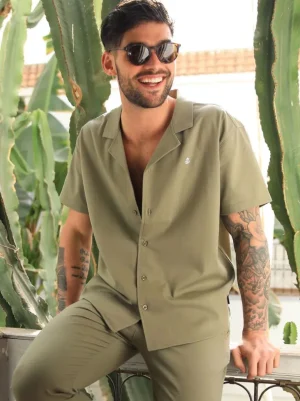 Blakely Clothing Nador Open Collared Shirt Flash Sale