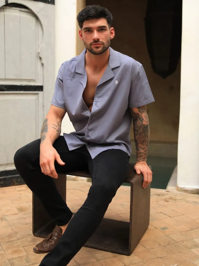 Blakely Clothing Nador Open Collared Shirt Outlet