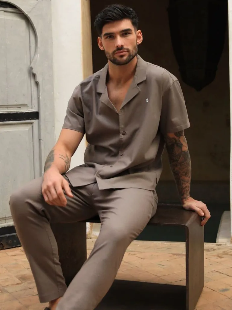 Blakely Clothing Nador Open Collared Shirt Clearance