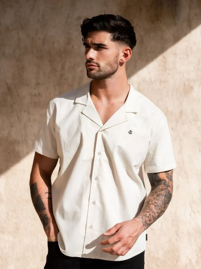 Blakely Clothing Nador Open Collared Shirt New