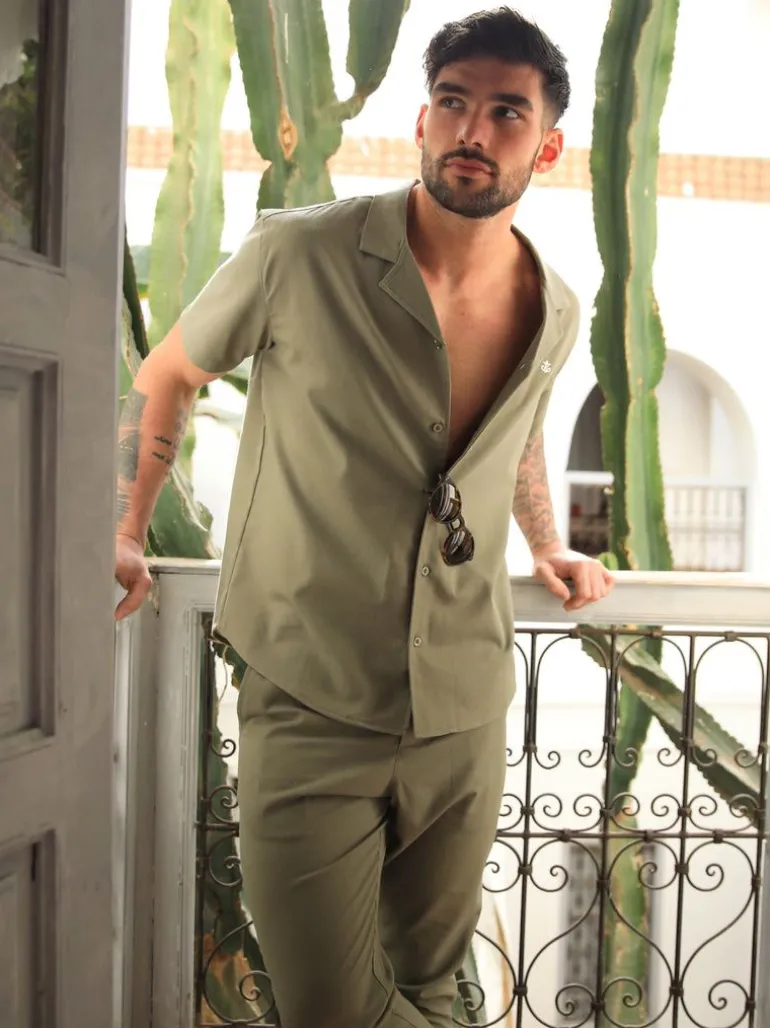Blakely Clothing Nador Open Collared Shirt Flash Sale