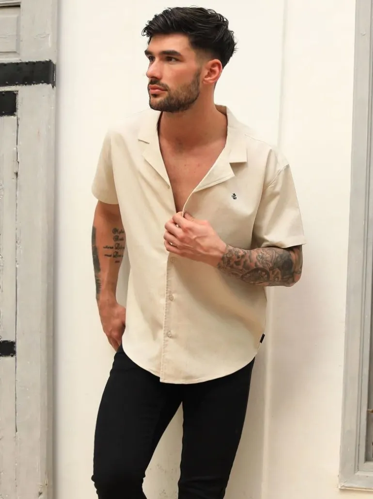 Blakely Clothing Nador Open Collared Shirt New