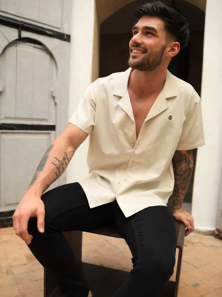 Blakely Clothing Nador Open Collared Shirt New