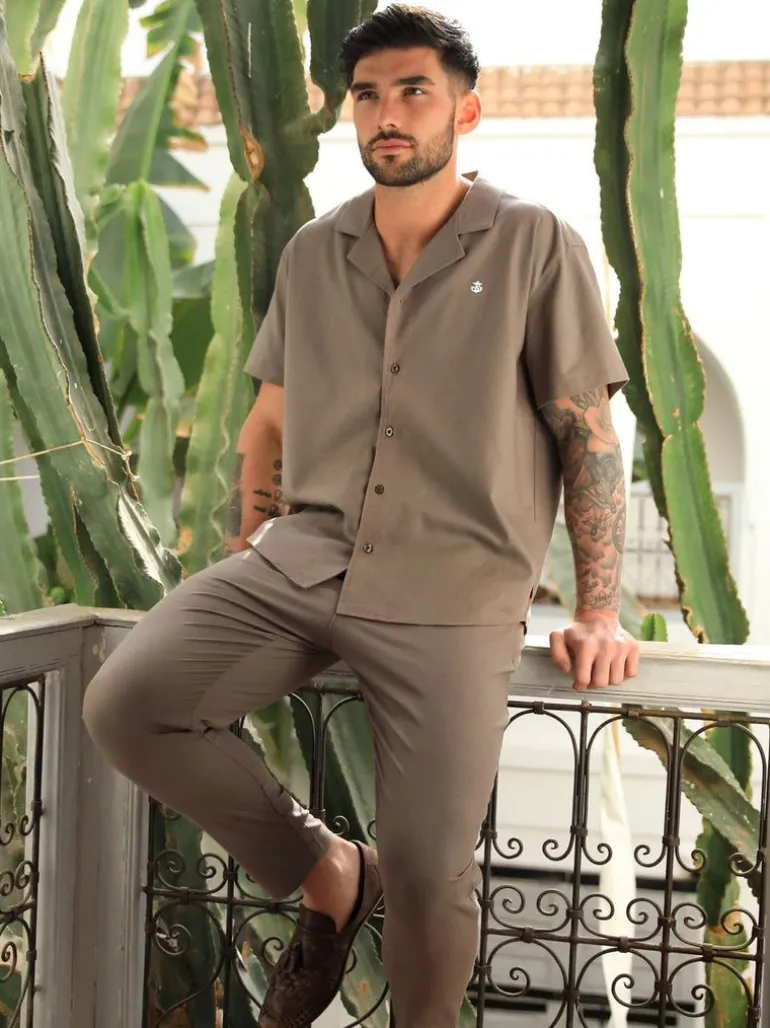 Blakely Clothing Nador Open Collared Shirt Clearance