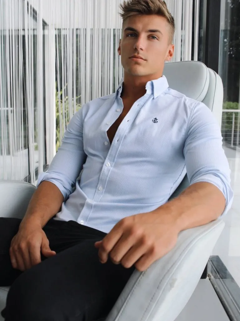 Blakely Clothing Oxford Fitted Stretch Shirt Clearance