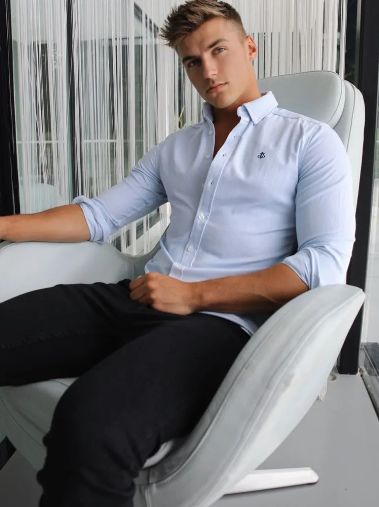 Blakely Clothing Oxford Fitted Stretch Shirt Clearance