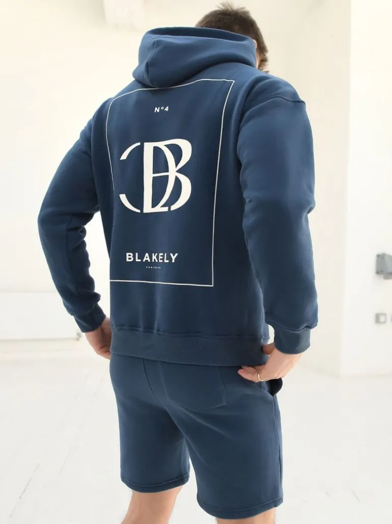 Blakely Clothing Riviera Initial Relaxed Hoodie Clearance