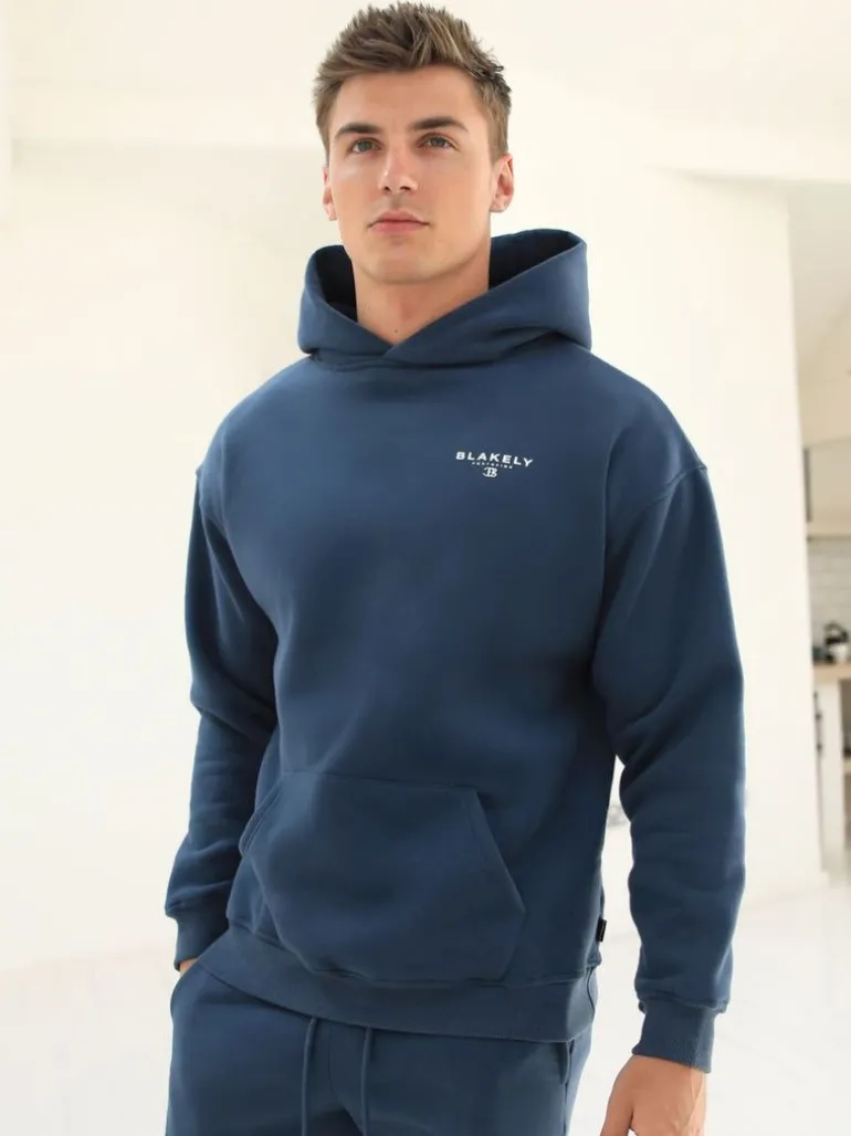 Blakely Clothing Riviera Initial Relaxed Hoodie Clearance