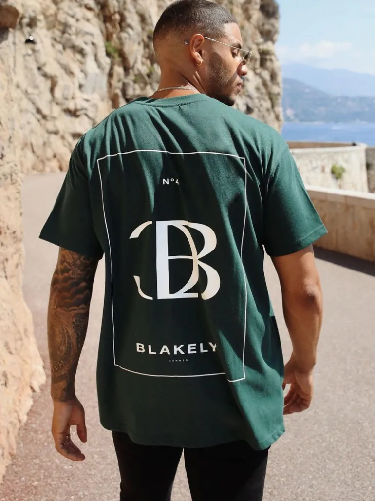 Blakely Clothing Riviera Initial Relaxed T-Shirt Clearance