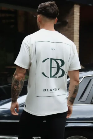 Blakely Clothing Riviera Initial Relaxed T-Shirt Cheap