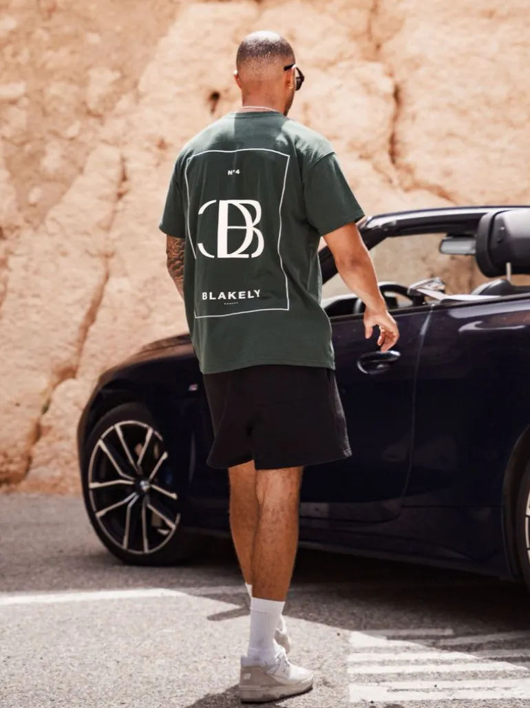 Blakely Clothing Riviera Initial Relaxed T-Shirt Clearance