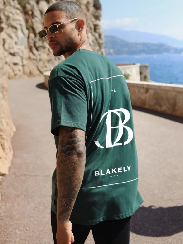 Blakely Clothing Riviera Initial Relaxed T-Shirt Clearance