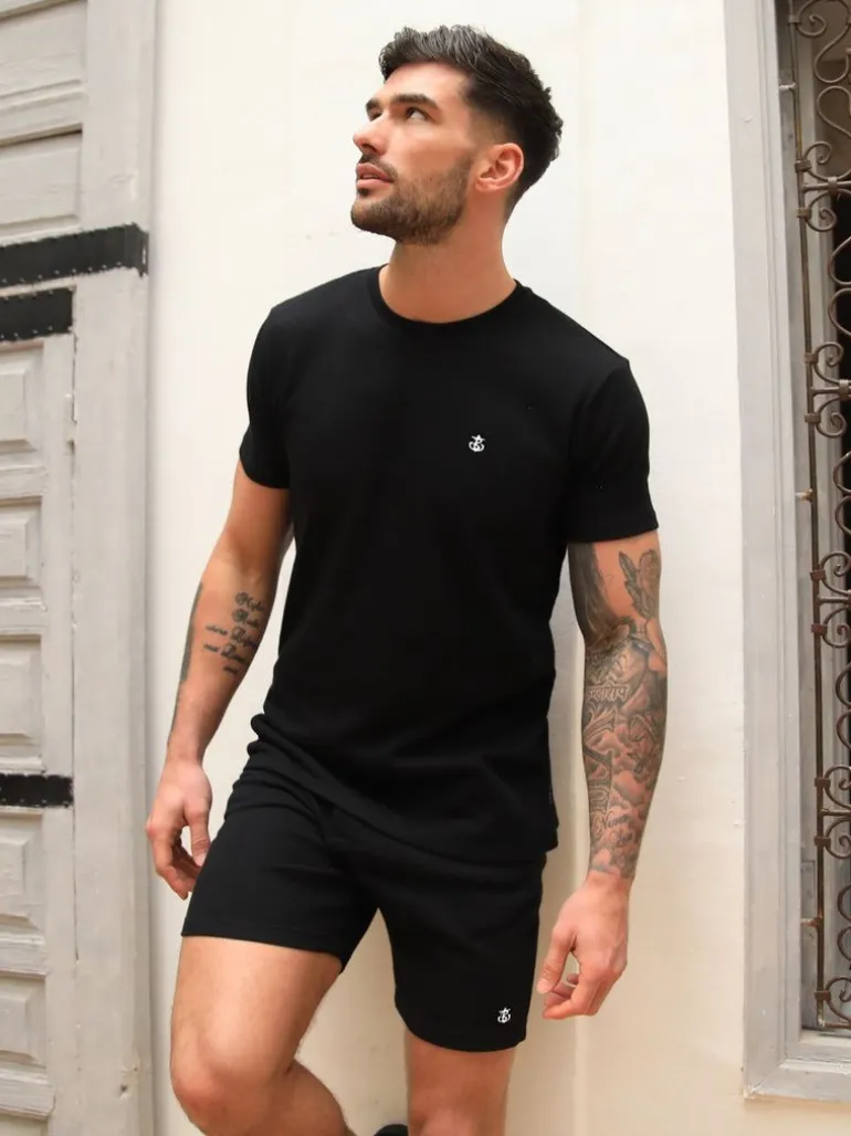 Blakely Clothing Safi Textured Fitted T-Shirt New