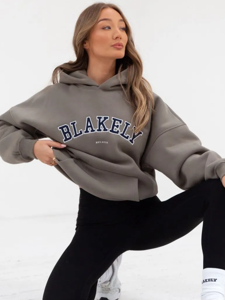 Blakely Clothing Varsity Oversized Hoodie Discount