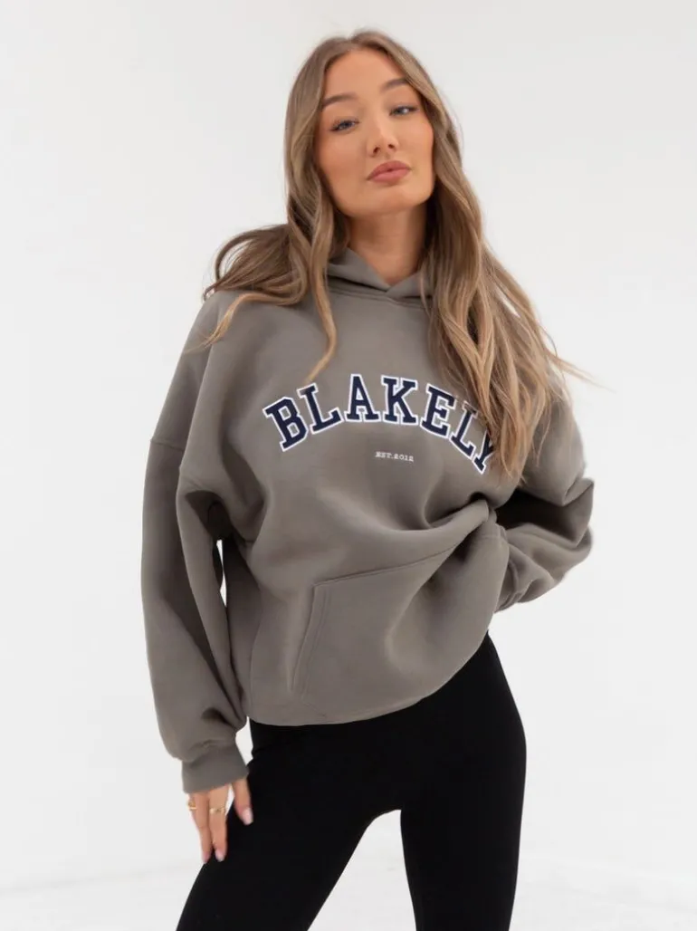 Blakely Clothing Varsity Oversized Hoodie Discount