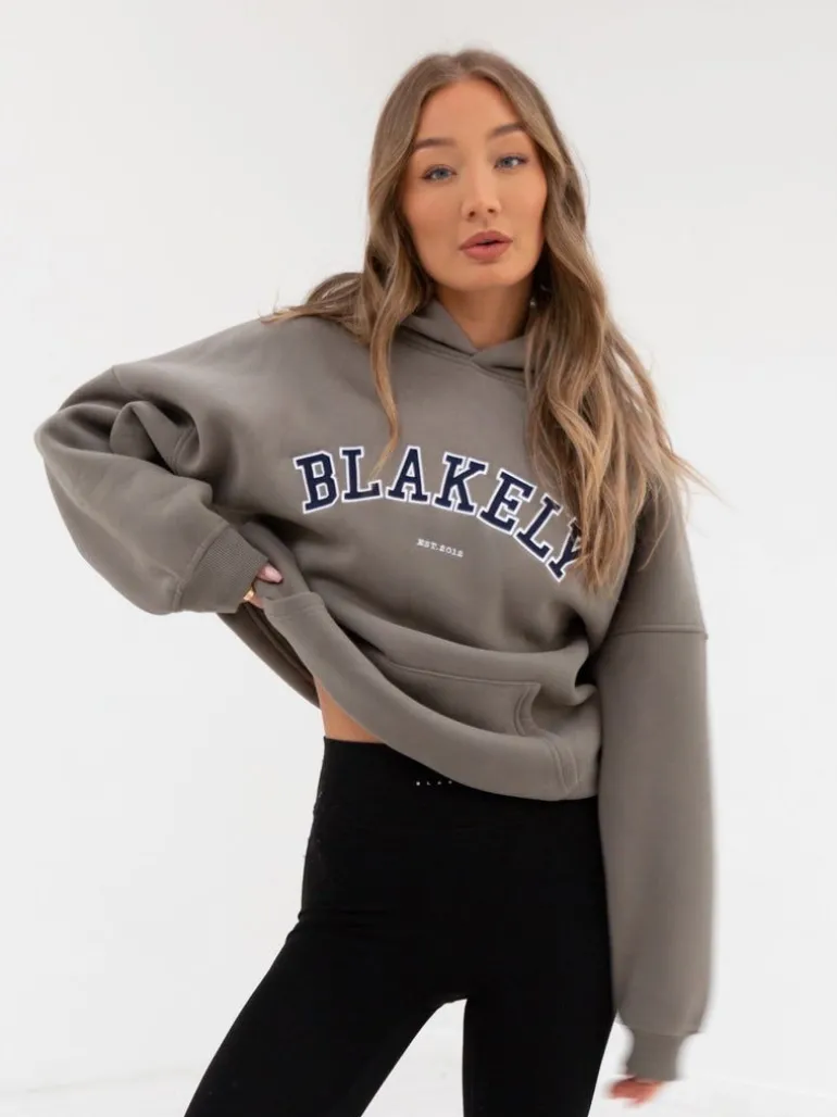 Blakely Clothing Varsity Oversized Hoodie Discount