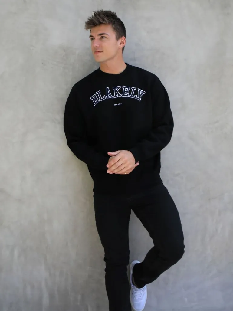 Blakely Clothing Varsity Relaxed Jumper Fashion