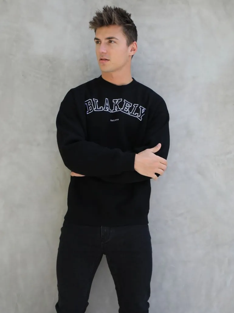 Blakely Clothing Varsity Relaxed Jumper Fashion