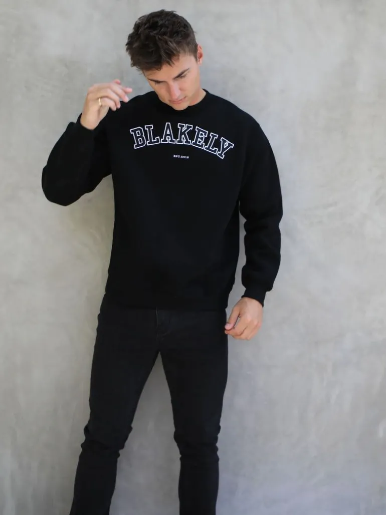Blakely Clothing Varsity Relaxed Jumper Fashion