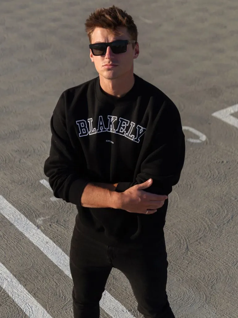 Blakely Clothing Varsity Relaxed Jumper Fashion