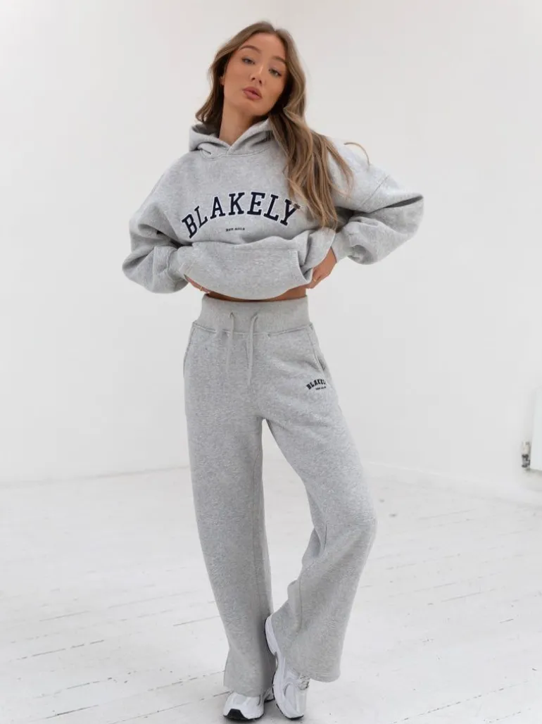 Blakely Clothing Varsity Wide Leg Sweatpants Flash Sale