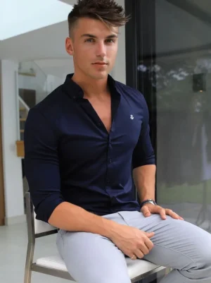 Blakely Clothing Worcester Fitted Stretch Shirt Flash Sale